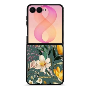Lesklý kryt na mobil Samsung Galaxy Z Flip8 - Mobiwear Glossy GP71G, na zelené louce