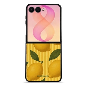 Lesklý kryt na mobil Samsung Galaxy Z Flip8 - Mobiwear Glossy GP81G, citrony