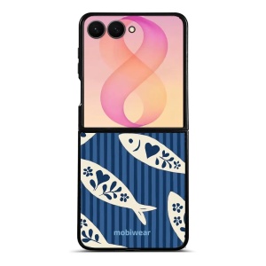Lesklý kryt na mobil Samsung Galaxy Z Flip8 - Mobiwear Glossy GP89G, rybky