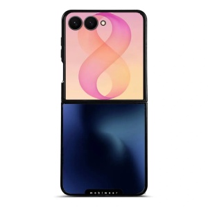 Lesklý kryt na mobil Samsung Galaxy Z Flip8 - Mobiwear Glossy G068G, modrý odstín