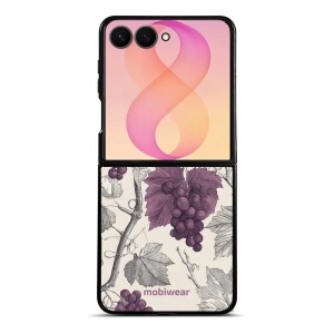 Lesklý kryt na mobil Samsung Galaxy Z Flip8 - Mobiwear Glossy GB03G, vinná réva