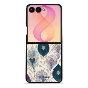 Lesklý kryt na mobil Samsung Galaxy Z Flip8 - Mobiwear Glossy GB06G, paví pera