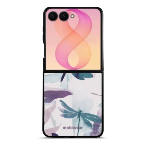 Lesklý kryt na mobil Samsung Galaxy Z Flip8 - Mobiwear Glossy GB09G, vážky nad vodou