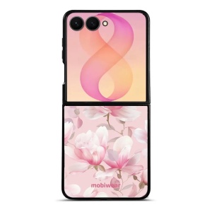 Lesklý kryt na mobil Samsung Galaxy Z Flip8 - Mobiwear Glossy GB18G, magnolie v pudrově růžové