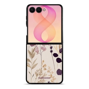 Lesklý kryt na mobil Samsung Galaxy Z Flip8 - Mobiwear Glossy GB11G, sušená levandule