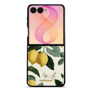 Lesklý kryt na mobil Samsung Galaxy Z Flip8 - Mobiwear Glossy GB02G, rozkvetlé citrony