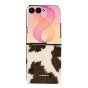 Odolný kryt na mobil Samsung Galaxy Z Flip8 - Mobiwear Elite Pro E166E, hnědá strakatá