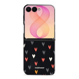 Odolný kryt na mobil Samsung Galaxy Z Flip8 - Mobiwear Elite Pro EP79E, srdíčka