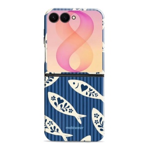 Odolný kryt na mobil Samsung Galaxy Z Flip8 - Mobiwear Elite Pro EP89E, rybky
