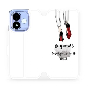 Flip pouzdro na mobil Xiaomi Redmi Note 17 - Mobiwear M046P, be yourself