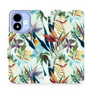 Flip pouzdro na mobil Xiaomi Redmi Note 17 - Mobiwear M071P, flóra