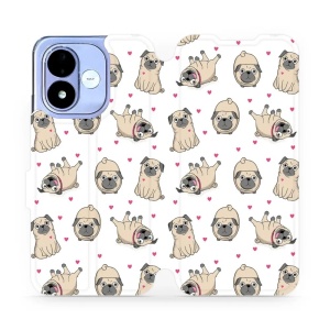 Flip pouzdro na mobil Xiaomi Redmi Note 17 - Mobiwear M097P, mopsíci