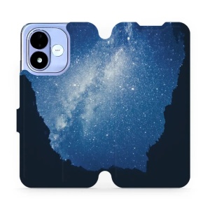 Flip pouzdro na mobil Xiaomi Redmi Note 17 - Mobiwear M146P, galaxie