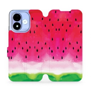 Flip pouzdro na mobil Xiaomi Redmi Note 17 - Mobiwear V086S, melounek