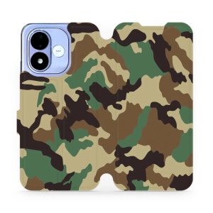 Flip pouzdro na mobil Xiaomi Redmi Note 17 - Mobiwear V111P, maskáče