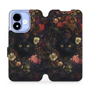 Flip pouzdro na mobil Xiaomi Redmi Note 17 - Mobiwear V161S, temné kočky