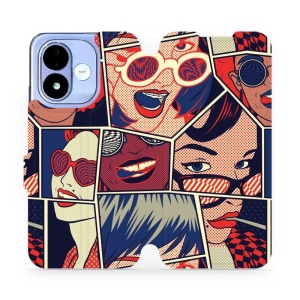 Flip pouzdro na mobil Xiaomi Redmi Note 17 - Mobiwear VP18P, komiks