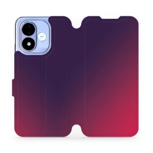 Flip pouzdro na mobil Xiaomi Redmi Note 17 - Mobiwear VP67S, fialový a růžový odstín