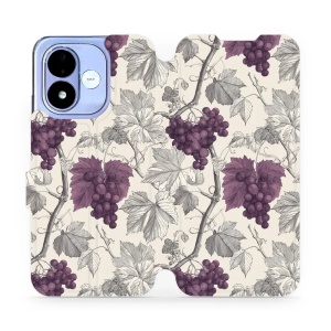 Flip pouzdro na mobil Xiaomi Redmi Note 17 - Mobiwear VB03S, vinná réva