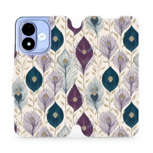 Flip pouzdro na mobil Xiaomi Redmi Note 17 - Mobiwear VB06S, paví pera