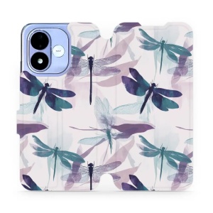 Flip pouzdro na mobil Xiaomi Redmi Note 17 - Mobiwear VB09S, vážky nad vodou