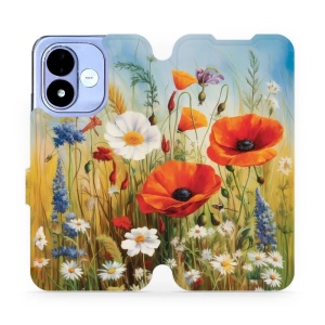 Flip pouzdro na mobil Xiaomi Redmi Note 17 - Mobiwear VP43S, letní louka