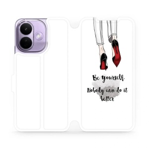 Flip pouzdro na mobil Xiaomi Redmi Note 17 Pro - Mobiwear M046P, be yourself
