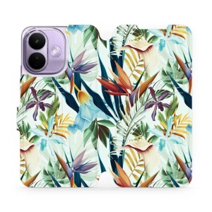 Flip pouzdro na mobil Xiaomi Redmi Note 17 Pro - Mobiwear M071P, flóra