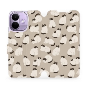 Flip pouzdro na mobil Xiaomi Redmi Note 17 Pro - Mobiwear V160S, kočičáci