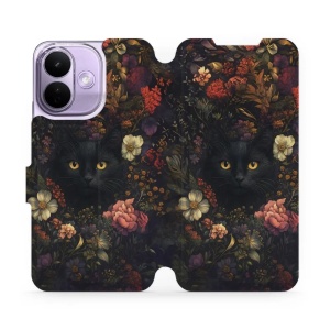 Flip pouzdro na mobil Xiaomi Redmi Note 17 Pro - Mobiwear V161S, temné kočky