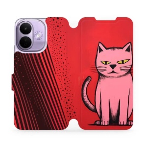 Flip pouzdro na mobil Xiaomi Redmi Note 17 Pro - Mobiwear VP54S, kocourek