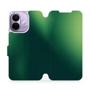 Flip pouzdro na mobil Xiaomi Redmi Note 17 Pro - Mobiwear VP61S, zelený odstín