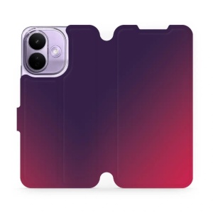 Flip pouzdro na mobil Xiaomi Redmi Note 17 Pro - Mobiwear VP67S, fialový a růžový odstín
