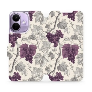 Flip pouzdro na mobil Xiaomi Redmi Note 17 Pro - Mobiwear VB03S, vinná réva