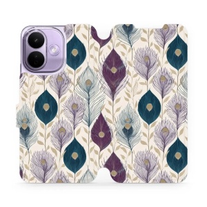 Flip pouzdro na mobil Xiaomi Redmi Note 17 Pro - Mobiwear VB06S, paví pera