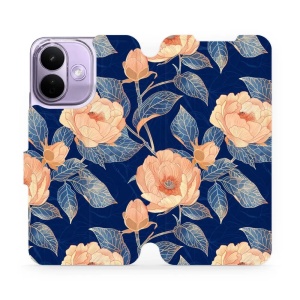 Flip pouzdro na mobil Xiaomi Redmi Note 17 Pro - Mobiwear VB19S, hedvábný šál