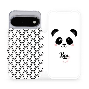 Flip pouzdro na mobil Google Pixel 11 - Mobiwear M030P, panda Amálka
