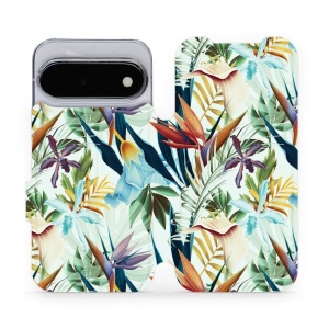 Flip pouzdro na mobil Google Pixel 11 - Mobiwear M071P, flóra