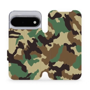 Flip pouzdro na mobil Google Pixel 11 - Mobiwear V111P, maskáče