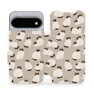 Flip pouzdro na mobil Google Pixel 11 - Mobiwear V160S, kočičáci