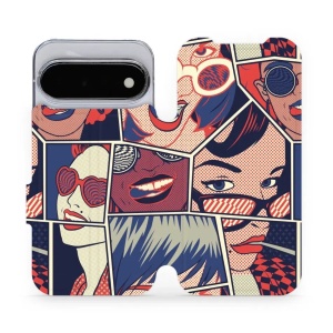Flip pouzdro na mobil Google Pixel 11 - Mobiwear VP18P, komiks