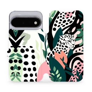Flip pouzdro na mobil Google Pixel 11 - Mobiwear VP53S, levhart