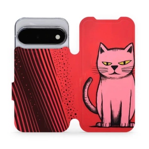 Flip pouzdro na mobil Google Pixel 11 - Mobiwear VP54S, kocourek