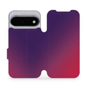 Flip pouzdro na mobil Google Pixel 11 - Mobiwear VP67S, fialový a růžový odstín