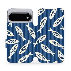 Flip pouzdro na mobil Google Pixel 11 - Mobiwear VP89S, rybky
