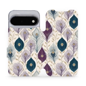 Flip pouzdro na mobil Google Pixel 11 - Mobiwear VB06S, paví pera