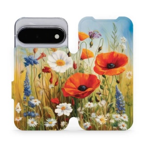 Flip pouzdro na mobil Google Pixel 11 - Mobiwear VP43S, letní louka