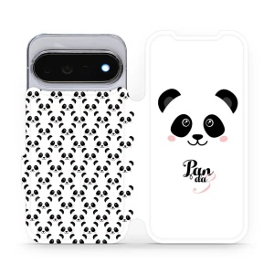 Flip pouzdro na mobil Google Pixel 11 Pro - Mobiwear M030P, panda Amálka