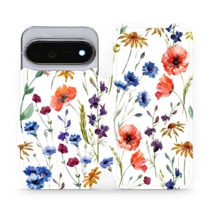 Flip pouzdro na mobil Google Pixel 11 Pro - Mobiwear MP04S, luční kvítí