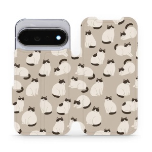 Flip pouzdro na mobil Google Pixel 11 Pro - Mobiwear V160S, kočičáci